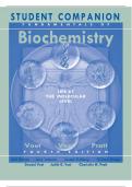 Biochemistry 4th Edition by Donald Voet - Test Bank 100% COMPLETE QUESTIONS AND ANSWERS, study guide