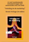 25 veel voorkomende NCOI tentamen vragen MET antwoorden NCOI Inleiding tot de Marketing 6e editie