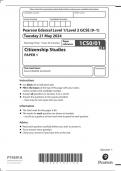 edexcel gcse  citizenship studies 1cs0-01 paper 1  may   2024 question-paper 2024