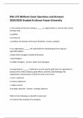 BUS 275 Midterm Exam Questions and Answers 2024/2025 Graded A+;Simon Fraser University