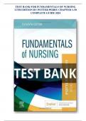 TEST BANK FOR FUNDAMENTALS OF NURSING 11TH EDITION BY POTTER PERRY CHAPTER 1-50 COMPLETE GUIDE 2024