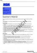 AQA-7651-3T-V-TN-FRENCH EXAMINERS MATERIAL:Speaking-AS LEVEL-8Apr24to24May24