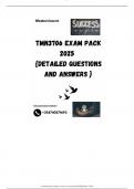 TMN3706 EXAM PACK 2025  {DETAILED QUESTIONS AND ANSWERS }