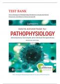 Test bank for Davis Advantage for Pathophysiology Introductory Concepts and Clinical Perspectives 2nd Edition by Theresa M Capriotti | BEST STUDY GUIDE 2024