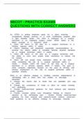 NBCOT - PRACTICE EXAMS QUESTIONS WITH CORRECT ANSWERS.