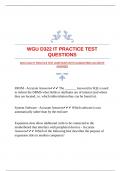 WGU D322 IT PRACTICE TEST QUESTIONS WITH GUARANTEED ACCURATE ANSWERS