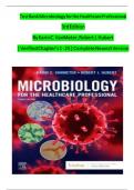 Test Bank Microbiology for the Healthcare Professional 3rd Edition By Karin C. VanMeter, Robert J. Hubert  | Verified Chapter's 1 - 25 | Complete Newest Version