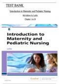 INTRODUCTION TO MATERNITY AND PEDIATRIC NURSING 8TH EDITION BY LEIFERTEST BANK  ALL CHAPTERS ISBN:9780323483971