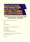 310T Practice Exam #2/ 136 Questions with Certified Solutions/ 2024-2025. 