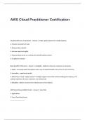 AWS Cloud Practitioner Certification Exam Questions and Answers