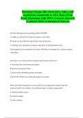 Insurance Exam: life (Iowa laws, rules, and regulations commonly to ALL lines) Final Exam Questions with 100% Correct Answers | Updated 2024 | Guaranteed Success