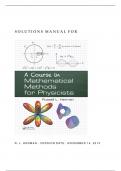 Solutions for A Course in Mathematical Methods for Physicists, 1st Edition by Herman (All Chapters included)