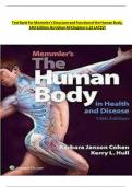 Test Bank For Memmler's Structure and Function of the Human Body, 14th Edition, By Cohen All Chapters 1-21  ||Complete A+ Guide