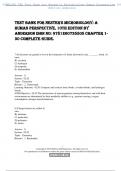 Test Bank for Nester's Microbiology: A Human Perspective, 10th Edition by Anderson ISBN NO: 9781260735505 Chapter 1-30 Complete Guide.