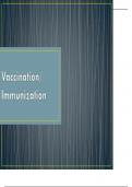 IMMUNOLOGY : VACCINATION/IMMUNIZATION GUARANTEED PASS QUALITY NOTES