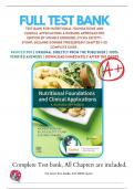 Test Bank For Nutritional Foundations and Clinical Applications A Nursing Approach 8th Edition By Michele Grodner; Sylvia Escott-Stump; Suzanne Dorner ( ) / 9780323810241 / Chapter 1-20  ||Complete A+ Guide