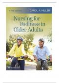 Test Bank for Nursing for Wellness in Older Adults, 9th Edition by Carol A. Miller|9781975179168| All Chapters included| LATEST