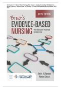 Test Bank For Evidence-Based Nursing: The Research Practice Connection 5th Edition by Sarah Jo Brown Complete Guide All Chapters Covered With Rationales Revised Edition 2024-2025