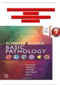 TEST BANK For Robbins & Kumar Basic Pathology, 11th Edition by Vinay Kumar, Abul K. Abba, Verified Chapters 1 - 24, Complete Newest Version