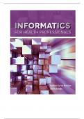 Test Bank For Nursing Informatics and the Foundation of Knowledge, 5th Edition, By Dee Mcgonigle, Kathleen Mastrian All Chapters 1-26 ||Complete A+ Guide