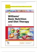 TEST BANK For Williams Basic Nutrition and Diet Therapy 16th Edition by Staci Nix, ISBN: 9780323653763, All 23 Chapters Covered, And Verified 2024|2025