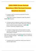 C954 PKDV Exam Solved   Questions With Revised Correct   Detailed Answers