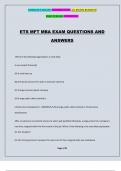 ETS MFT MBA EXAM QUESTIONS AND ANSWERS