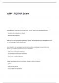 ATP - RESNA Exam Questions and Answers