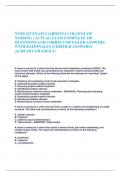 NURS 215 EXAM 2 (ARIZONA COLLEGE OF  NURSING ) ACTUAL EXAM COMPLETE 150  QUESTIONS AND CORRECT DETAILED ANSWERS   (VERIFIED ANSWERS)  |ALREADY GRADED A+