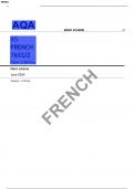 AQA-7651-2-FRENCH FINAL MARK SCHEME PAPER 2;WRITING-AS LEVEL-Jun24-v1.0