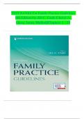 TEST BANKS For Family Practice Guidelines 6th Edition by Jill C. Cash; Cheryl A. Glass; ‎Jenny Mullen||Chapters 1 - 23