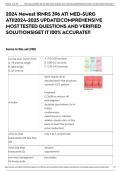 2024 Newest |RNRS 396 ATI MED-SURG ATI|2024-2025 UPDATE|COMPREHENSIVE MOST TESTED QUESTIONS AND VERIFIED SOLUTIONS|GET IT 100% ACCURATE!!