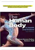 Test Bank For Memmler's The Human Body in Health and Disease 14th Edition ||All Completed Chapters||A+ Guide.