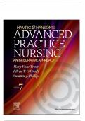 Test Bank - Hamric and Hanson’s Advanced Practice Nursing: An Integrative Approach, 7th Edition (Tracy), Chapter 1-23 | All Chapters