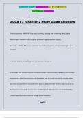 ACCA F3 (Chapter 2 Study Guide Solutions