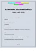 ACCA Strategic Business Reporting (UK) Exam Study Guide