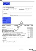 AQA-7162-3A-LAW QUESTION PAPER 3A;Contract-A LEVEL-10Jun24-AM