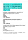 REAE 3325 CH 1, REAE 3325 CH 2, REAE 3325 CH 3, REAE 3325 CH 4, REAE 3325 CH 5 WITH COMPLETE SOLUTIONS