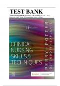 Test Bank For Clinical Nursing Skills and Techniques 11th Edition by Anne Griffin Perry, Patricia A. Potter  Complete Guide A+