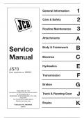 JCB JS70 Service Manual PDF