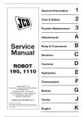 JCB Robot 190, 1110 Service Manual PDF