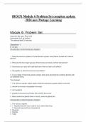 BIO151 Module 6 Problem Set complete update 2024 new Portage Learning