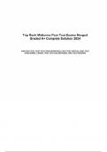 CHN POST TEST, POST-TEST (PERI OPERATIVE), POST-TEST (ORTHO), POST-TEST (ENDOCRINE), CARDIO- POST TEST AND MATERNAL AND CHILD NURSING Top Rank Midterms Post-Test Exams Merged Graded A+ Complete Solution 2024