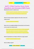 AAPC CPMA Practice Exam Study Questions and Answers (100% Pass)