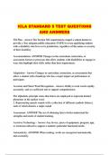 ICLA STANDARD 5 TEST QUESTIONS AND ANSWERS