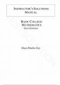 Solution Manual for Basic College Mathematics 6th Edition Elayn Martin-Gay, All Chapters 1-21.