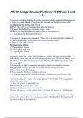 ATI RN Comprehensive Predictor 2019 Form B and C