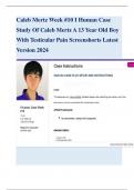 Caleb Mertz Week #10 I Human Case Study Of Caleb Mertz A 13 Year Old Boy With Testicular Pain Screenshorts Latest Version 2024