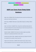 AICP Law Cases Exam Study Guide Solutions