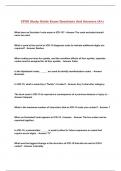 CPSS Study Guide Exam Questions And Answers (A+)